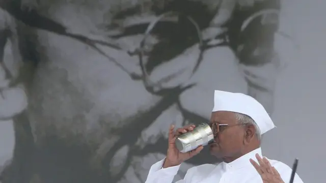 సోనమ్ వాంగ్ చుక్, ఆమరణ నిరాహార దీక్ష, పొట్టి శ్రీరాములు, గాంధీ, అన్నా హజారే