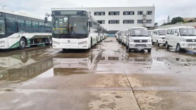 Aworan ọkọ kekere ati bọọsi Innoson to n ṣamulo CNG