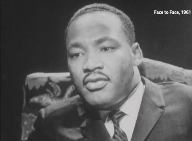 Martin Luutar Kiing sagantaa BBC Face to Face waliin bara 1961