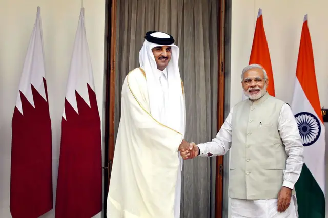 क़तर के अमीर शेख़ तमीम बिन हमद अल-थानी