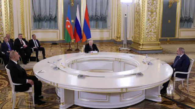 Алиев, Путин и Пашинян