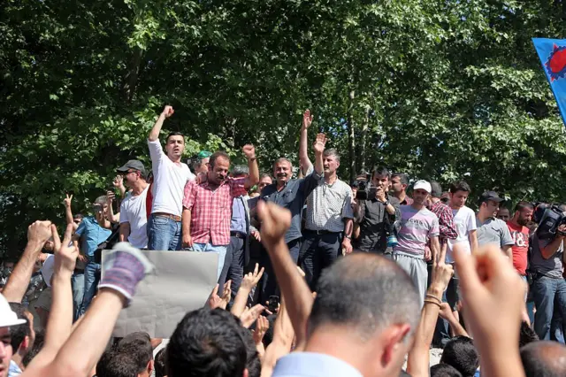 Haziran 2013, Gezi Parkı'nda Sırrı Süreyya Önder