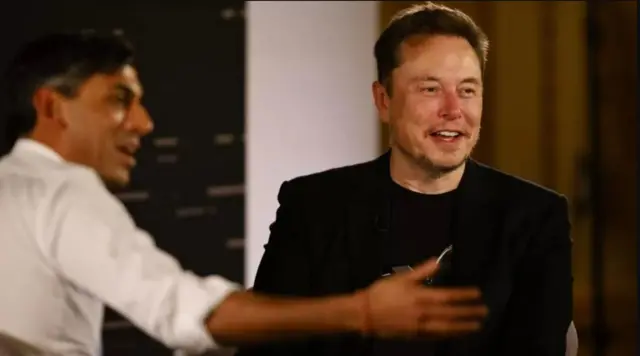 Elon Musk tells Rishi Sunak AI will put an end to work