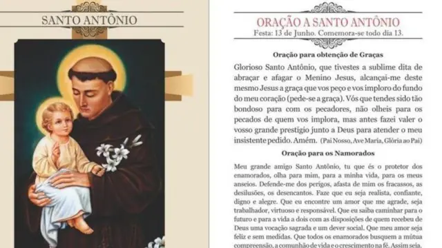 Oraçãojogos de azar foi liberadoSanto Antônio