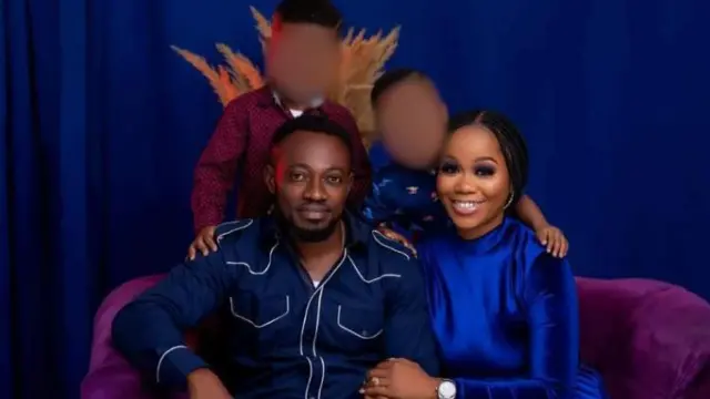 Emmanuel Okocha na ụmụ ya abụọ