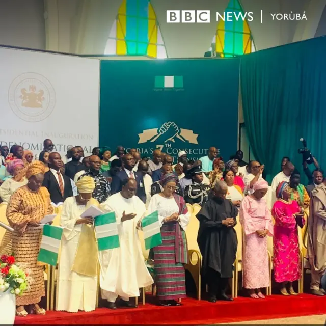 Awọn eekan to peju sibi iṣẹ isin naa