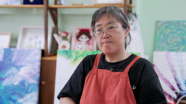 정신장애와 인권 파도손의 이정하 대표가 BBC와 인터뷰를 하고 있다. 