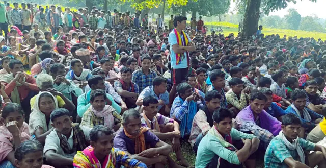 છત્તીસગઢમાં વિરોધ પ્રદર્શનની પ્રતીકાત્મક તસવીર