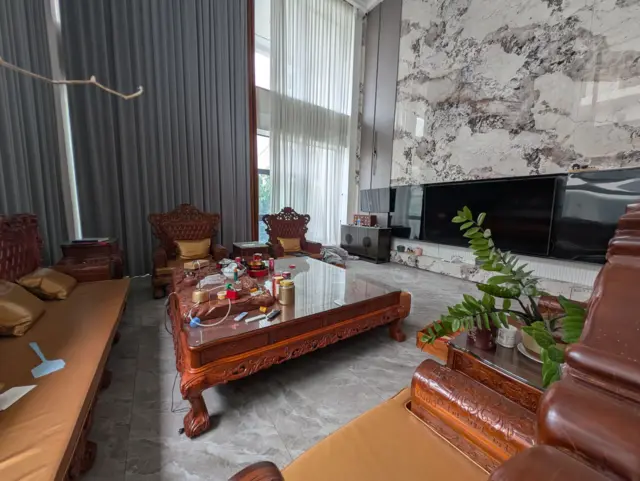 Interior mewah salah satu villa