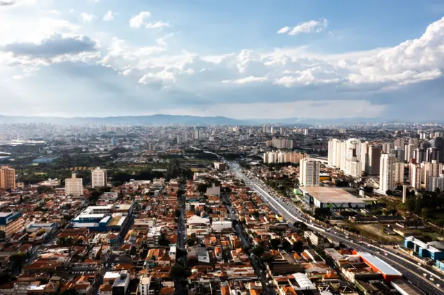Vista aérea de São Paulo