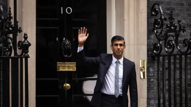 Rishi Sunak entered 10 Downing Street as PM on 25 October