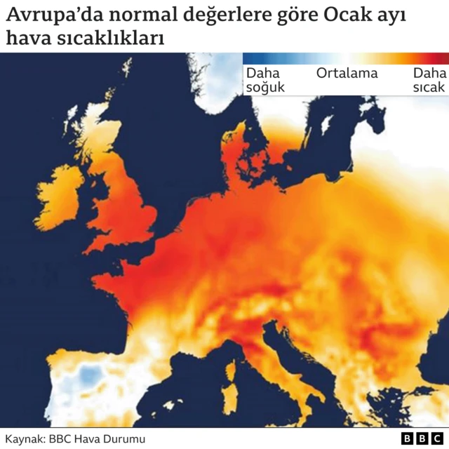 avrupa kış hava sıcaklığı 