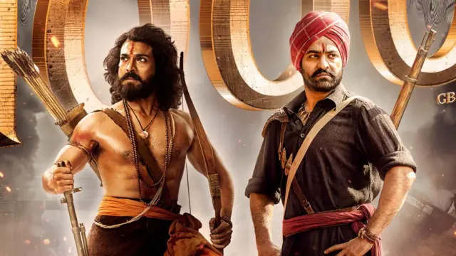 ఆర్‌ఆర్ఆర్ సినిమాలో రామ్ చరణ్ తేజ్, జూనియర్ ఎన్టీఆర్