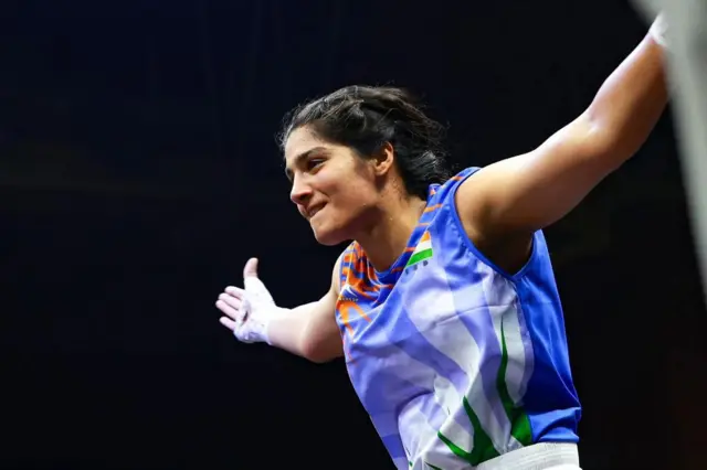 ਮੈਚ ਦੌਰਾਨ ਨੂਪੁਰ ਦੀ ਤਸਵੀਰ