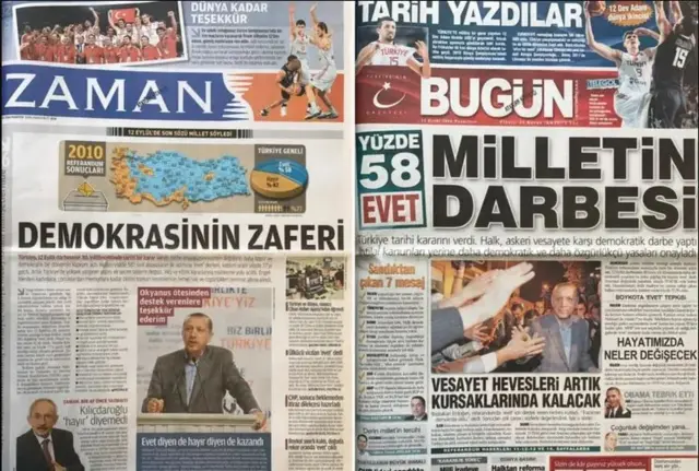Gazete manşetleri