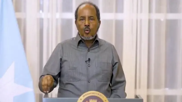 Pirezidantii Somaaliyaa Hasan Sheek Momaammad