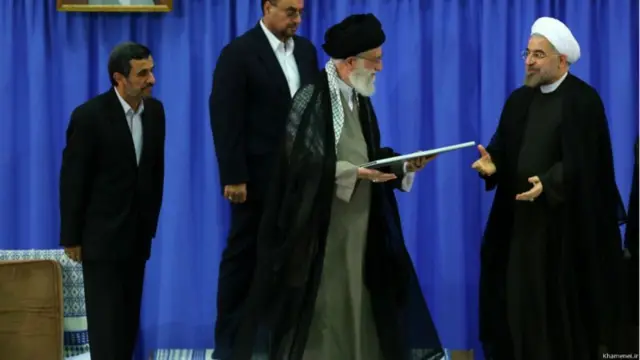 حسن روحانی و خامنه ای