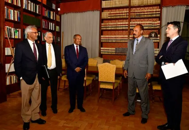 ፕረዚደንት ኤርትራ ምስ ሚኒስተር ባህሊ ኢጣልያ፡ ሮማ