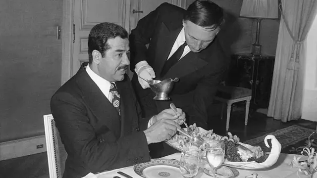 ਸੱਦਾਮ ਹੁਸੈਨ 1979 ਵਿੱਚ ਇਰਾਕ ਦੇ ਰਾਸ਼ਟਰਪਤੀ ਬਣੇ