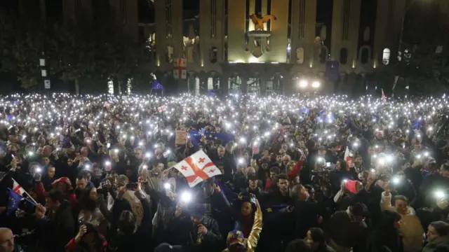 Митинг в Тбилиси