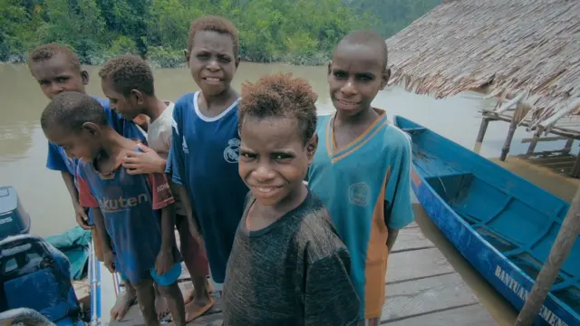 anak-anak, Papua, Asmat