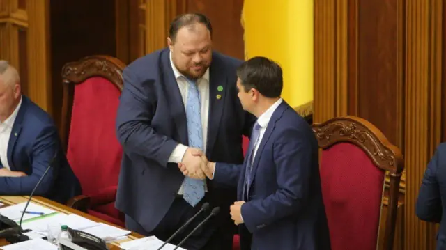 Руслан Стефанчук, Дмитро Разумков, Верховна Рада