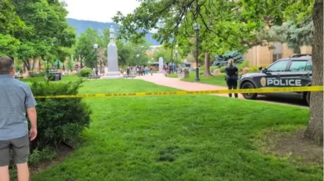 Área isolada pela polícia em Boulder