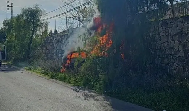 رسانه‌های ایران تصویری از خودروی وسام حسن طویل منتشر کرده‌اند
