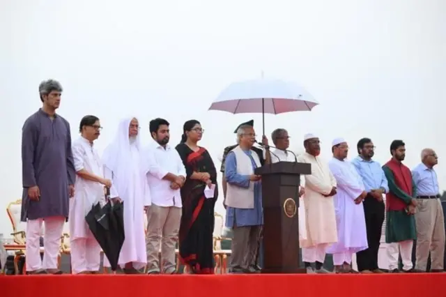 গত পাঁচই অগাস্ট জুলাই ঘোষণাপত্র ঘোষণা করে অন্তর্বর্তীকালীন সরকার