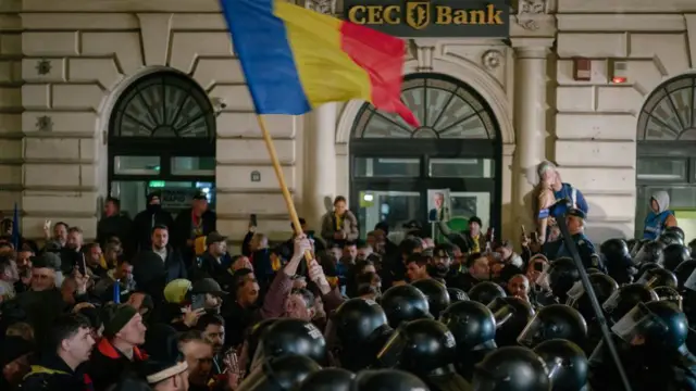 Протесты в Румынии