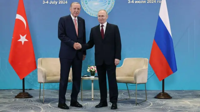 Erdoğan-Putin görüşmesi: Astana'da bir araya gelen iki liderin gündeminde  hangi konular var? - BBC News Türkçe
