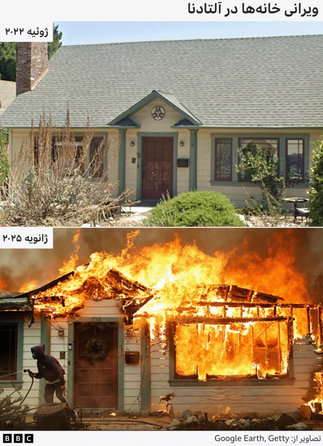 آتش سوزی لس آنجلس