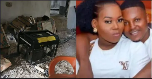 Igwe ọkụ na Ifeanyi Okoh na nwunye ya