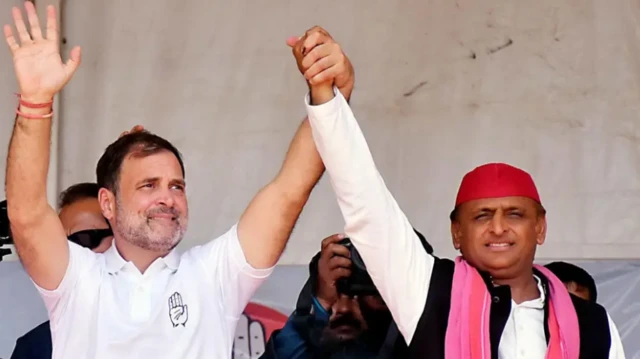 ராகுல் காந்தி மற்றும் அகிலேஷ் யாதவ்