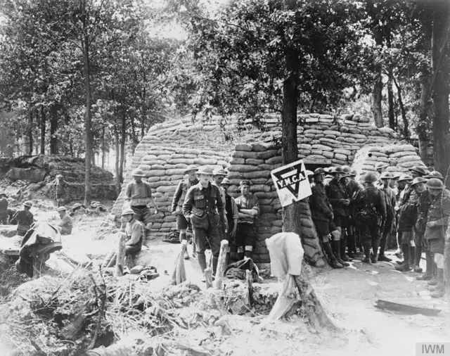 YMCA atuando no front ocidental da Primeira Guerra Mundial,aposta ganha xand aviãofoto provavelmenteaposta ganha xand avião1914