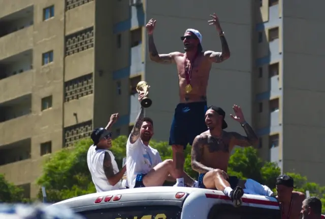 میسی، ارجنٹائن، ٹرافی