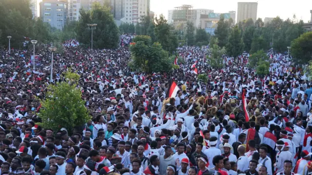 በአዲስ አበባ የኢሬቻ በዓል አከባበር በፎቶ