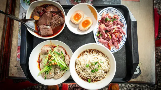台湾料理拼盘