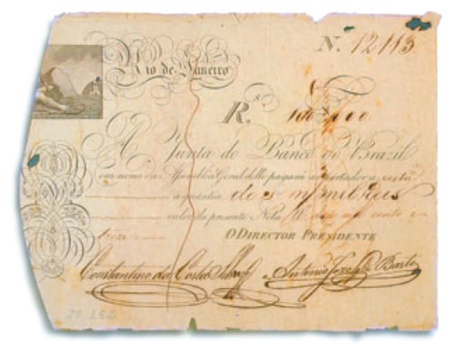 Cédula do Banco do Brasilfazer aposta1810