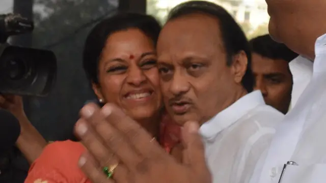 सुप्रिया सुले और अजित पवार