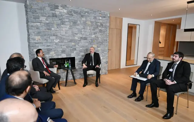 Sultan Əhməd bin Sulayem və İlham Əliyev