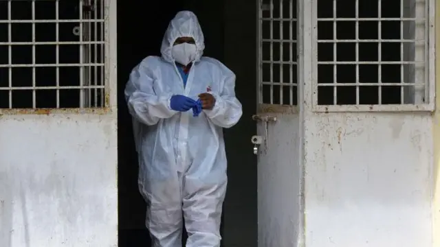 Nurse in PPE Kit