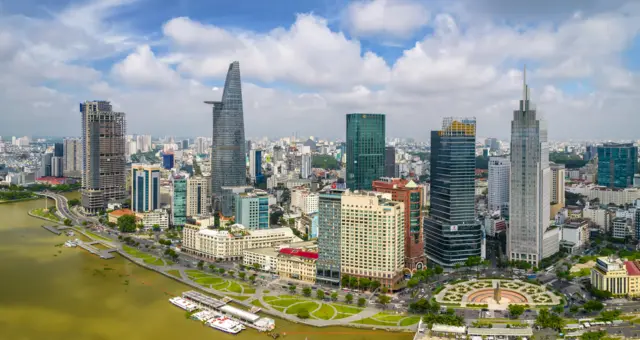Sài Gòn nhìn từ trên cao