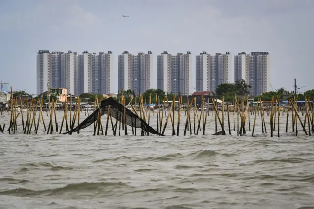 pagar laut, banten