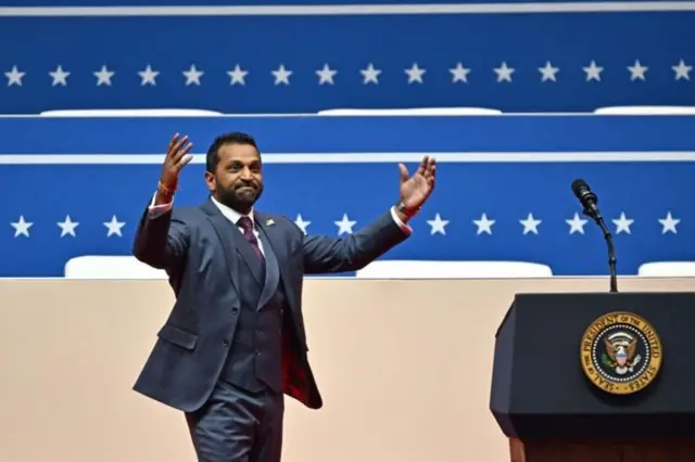 காஷ் படேல், அமெரிக்கா, டொனால்ட் டிரம்ப்