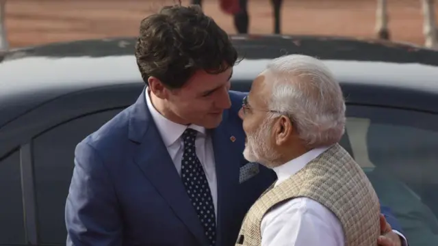 जस्टिन ट्रूडो और नरेंद्र मोदी