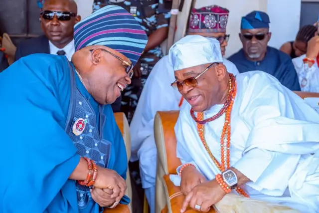 Gomina Adeleke ati Owa Obokun tuntun 