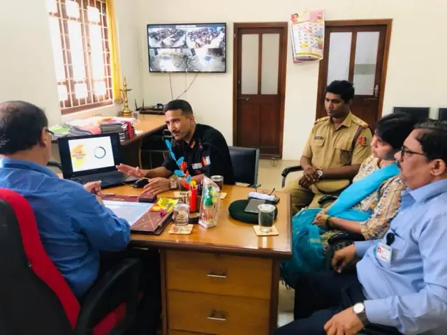 2019 मध्ये वैभव काळेंनी साठ्ये कॉलेजला भेट दिली होती.