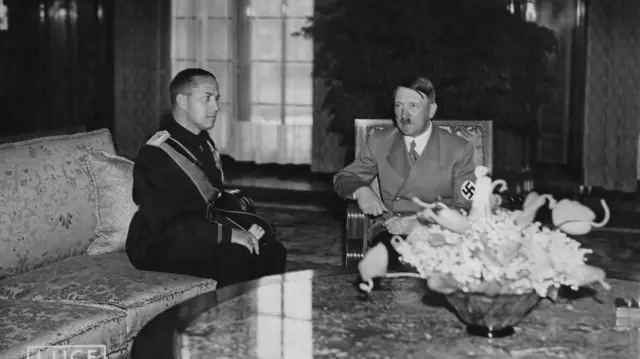 Галеацо Ћано и Адолф Хитлер