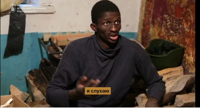 Capture d'écran de la vidéo du 49e bataillon des Sich de Carpate